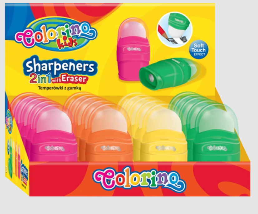 Gomme+ taille-crayon 2en1